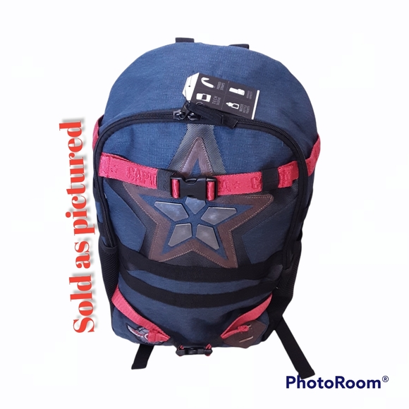 Marvel The Falcon And The Winter Soldier Star Backpack - Picture 6 of 12
